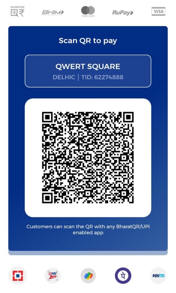 Electrostar Cables UPI payment QR code